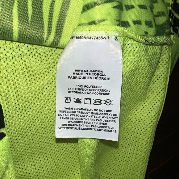 Nike Dri-FIT Precision VI Short Sleeve Soccer Jersey Mens Medium Slim Fit Yellow - Picture 7 of 7